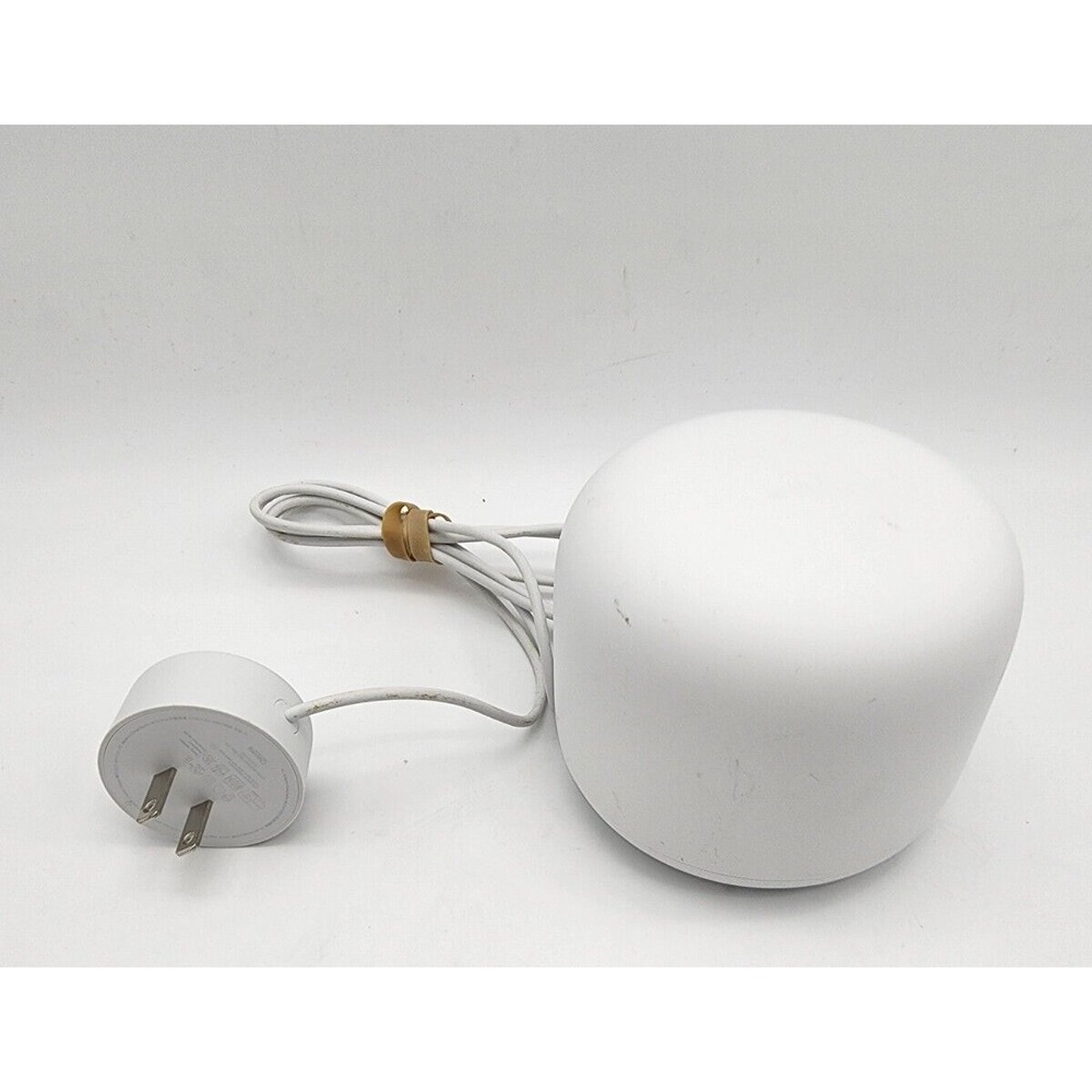 Google Nest WiFi Mesh Router 2.4 GHz‎ Model H2D  White w/ Power Cord
